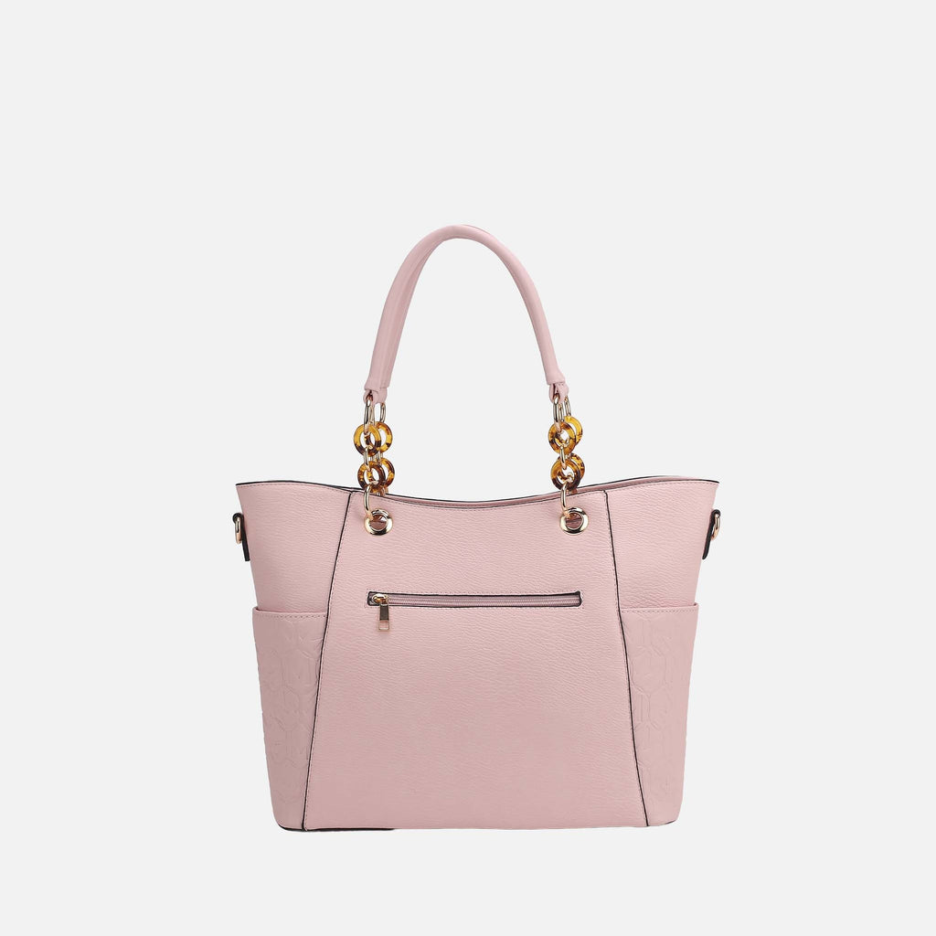 Merlina Embossed Tote Bag and Set
