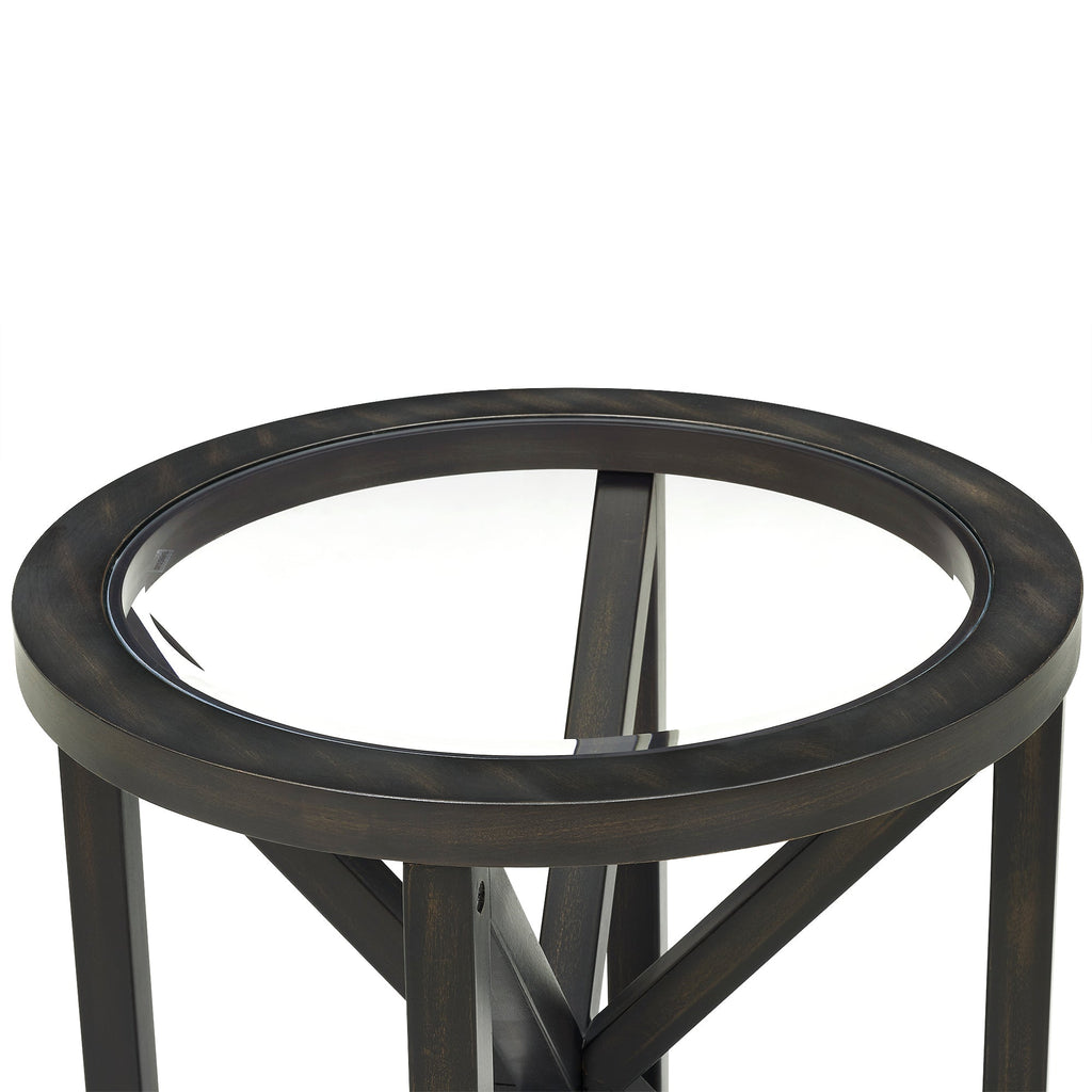 Modern Simple Tempered Glass Side Table