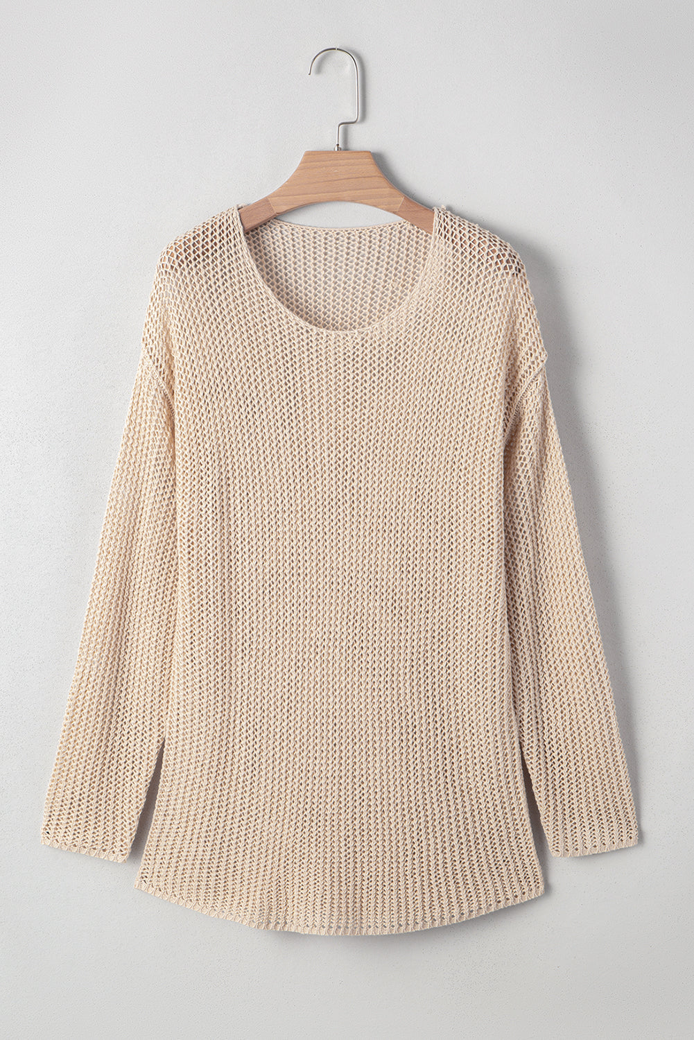 Hadley Crochet Hollow-out Sweater - Threaded Pear