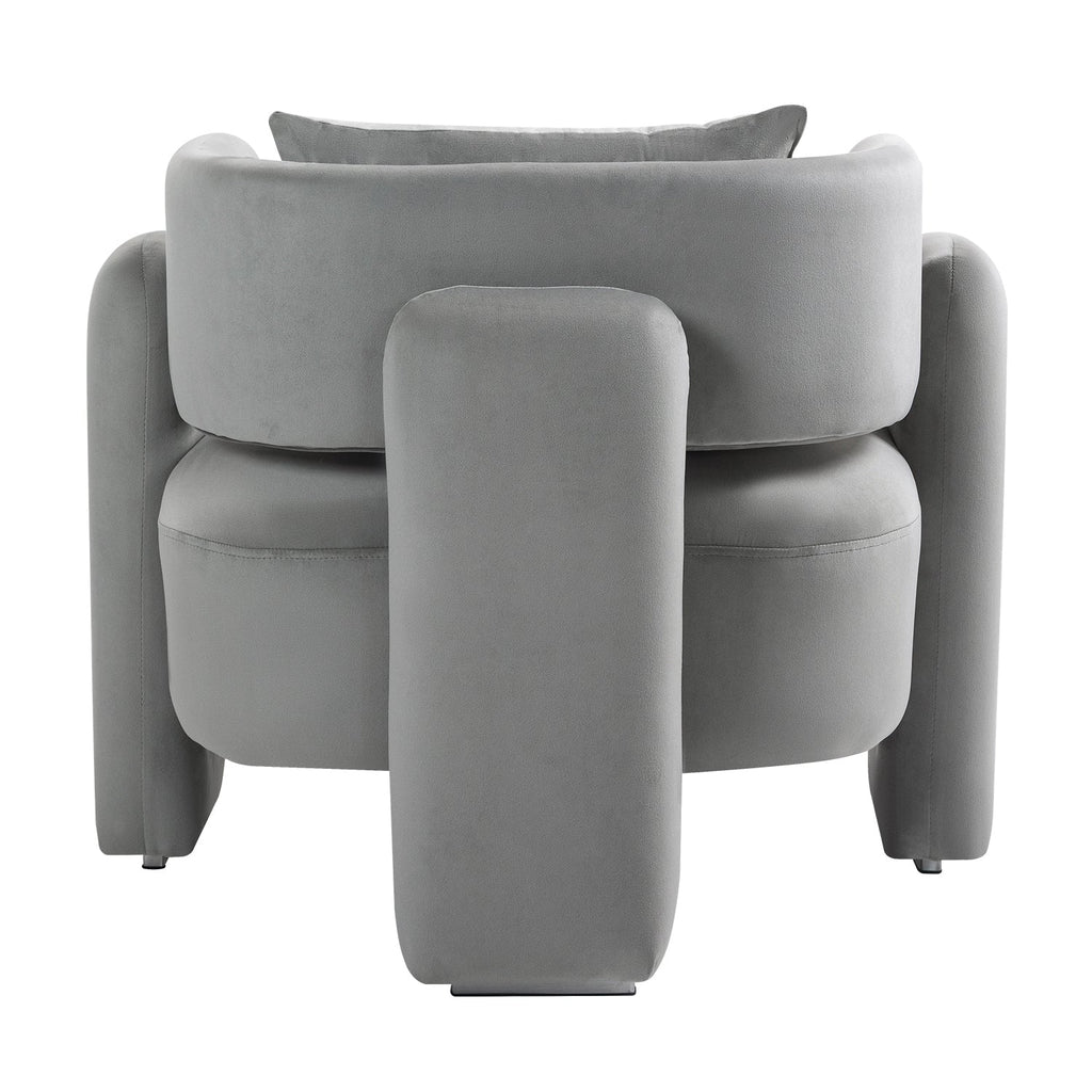 Modern Velvet Lounge Chair