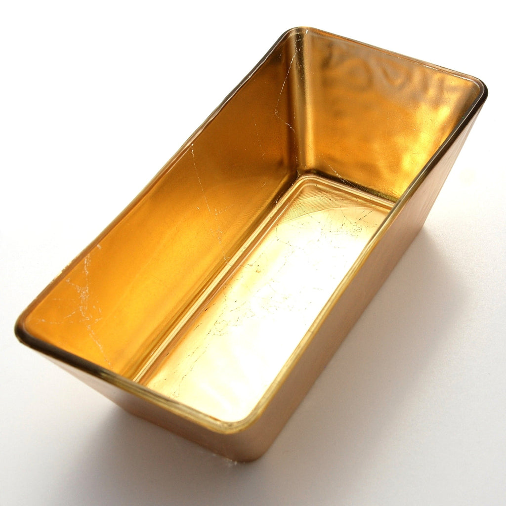 Greek Gold Gilded 13" Rectangular Bowl