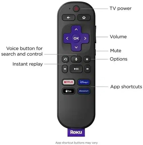 Roku Refurbished 4K Streaming Stick, Black (3820XB)
