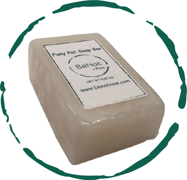 BeNat Pets. All-Natural Furry Pet Soap Bar. 5.8 Oz.