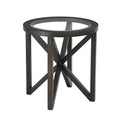 Modern Simple Tempered Glass Side Table