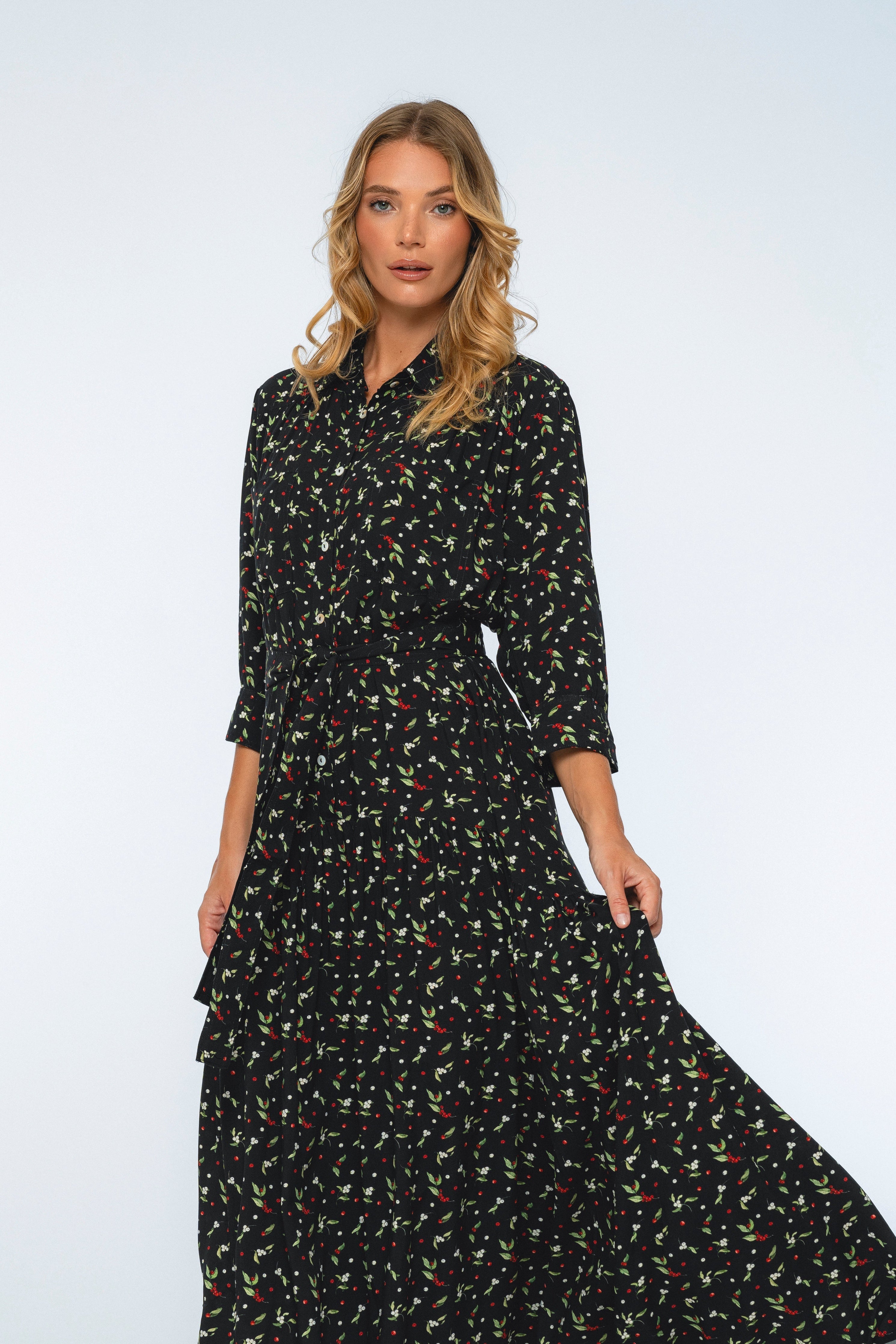 Colette Long Sleeve Shirt Dress