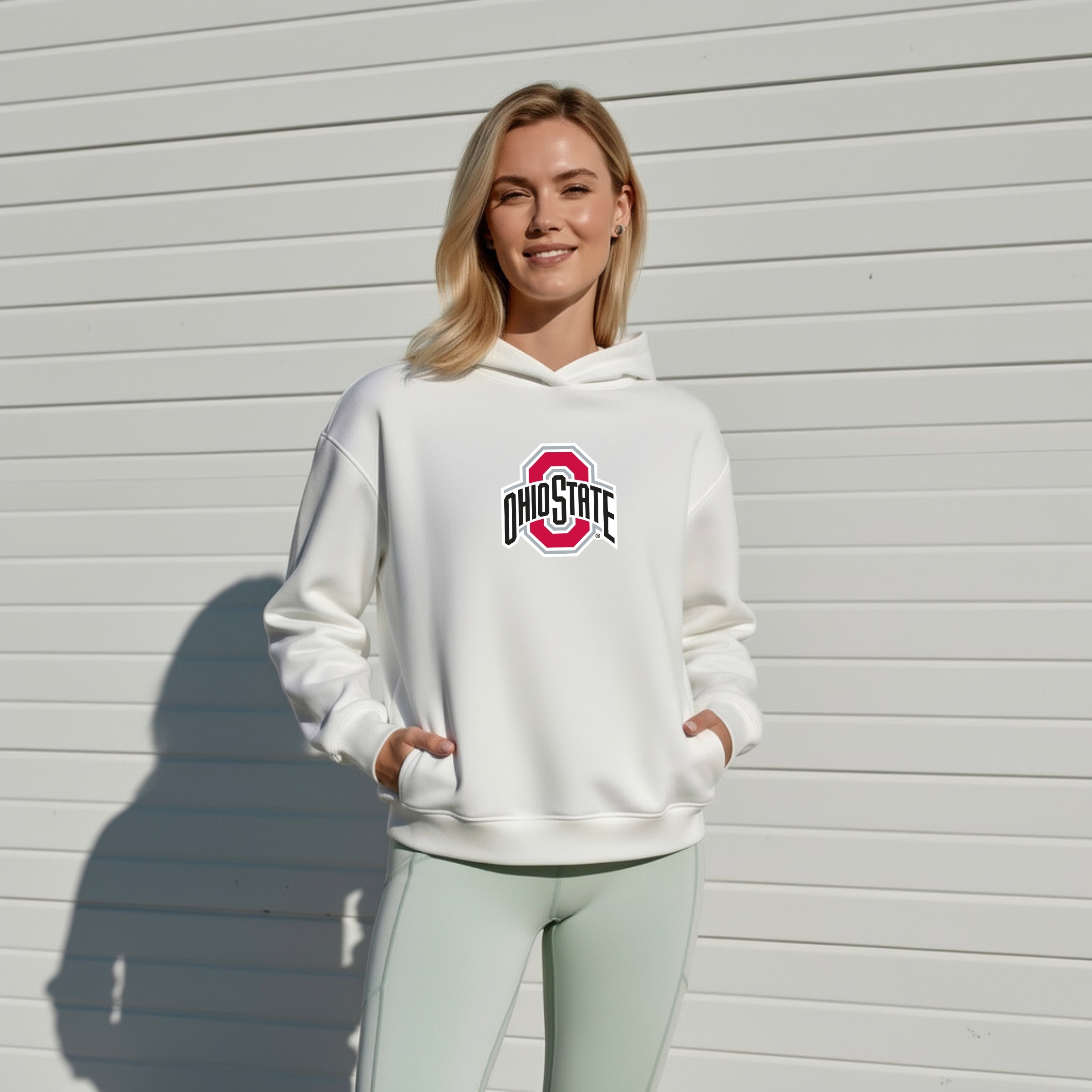 Side Zipper Hoodie Ohio State