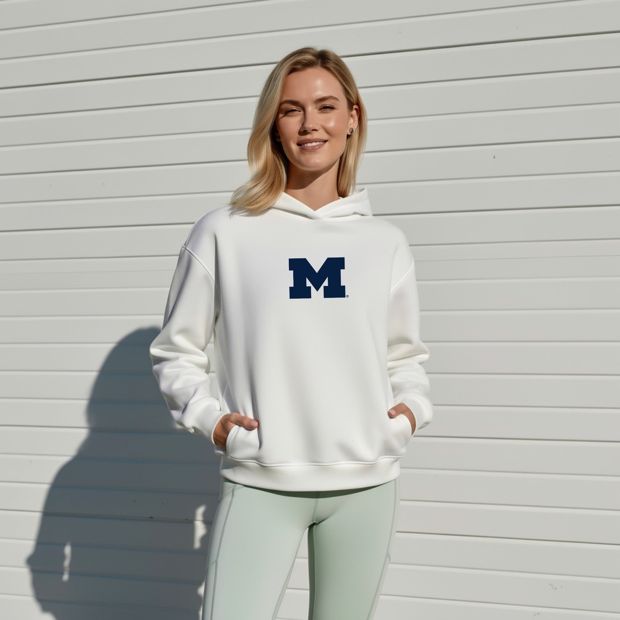 Side Zipper Hoodie Michigan