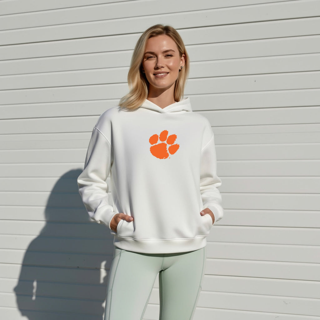 Side Zipper Hoodie Clemson