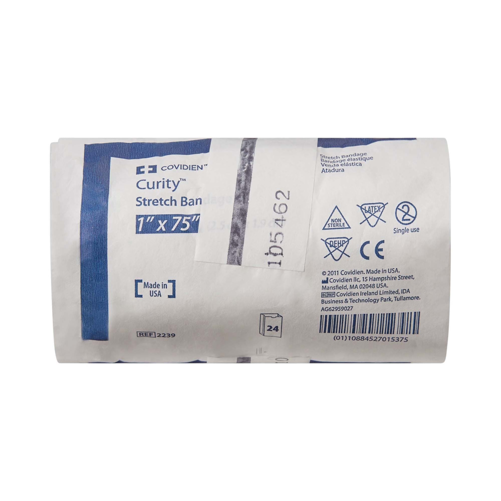 Conforming Bandage Curity 1 X 75 Inch 1-Ply NonSterile