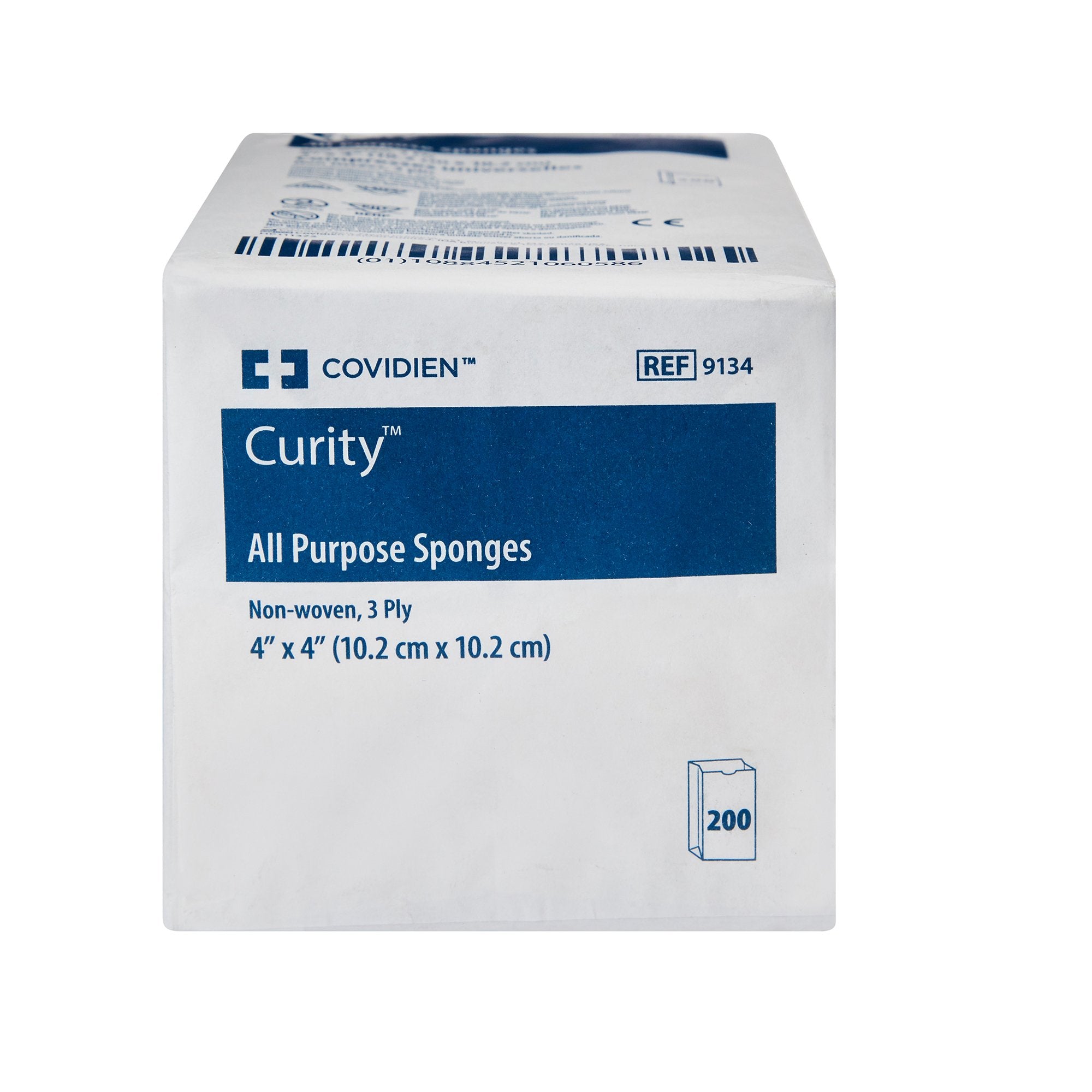 Nonwoven Sponge Curity 4 X 4 Inch 3-Ply NonSterile