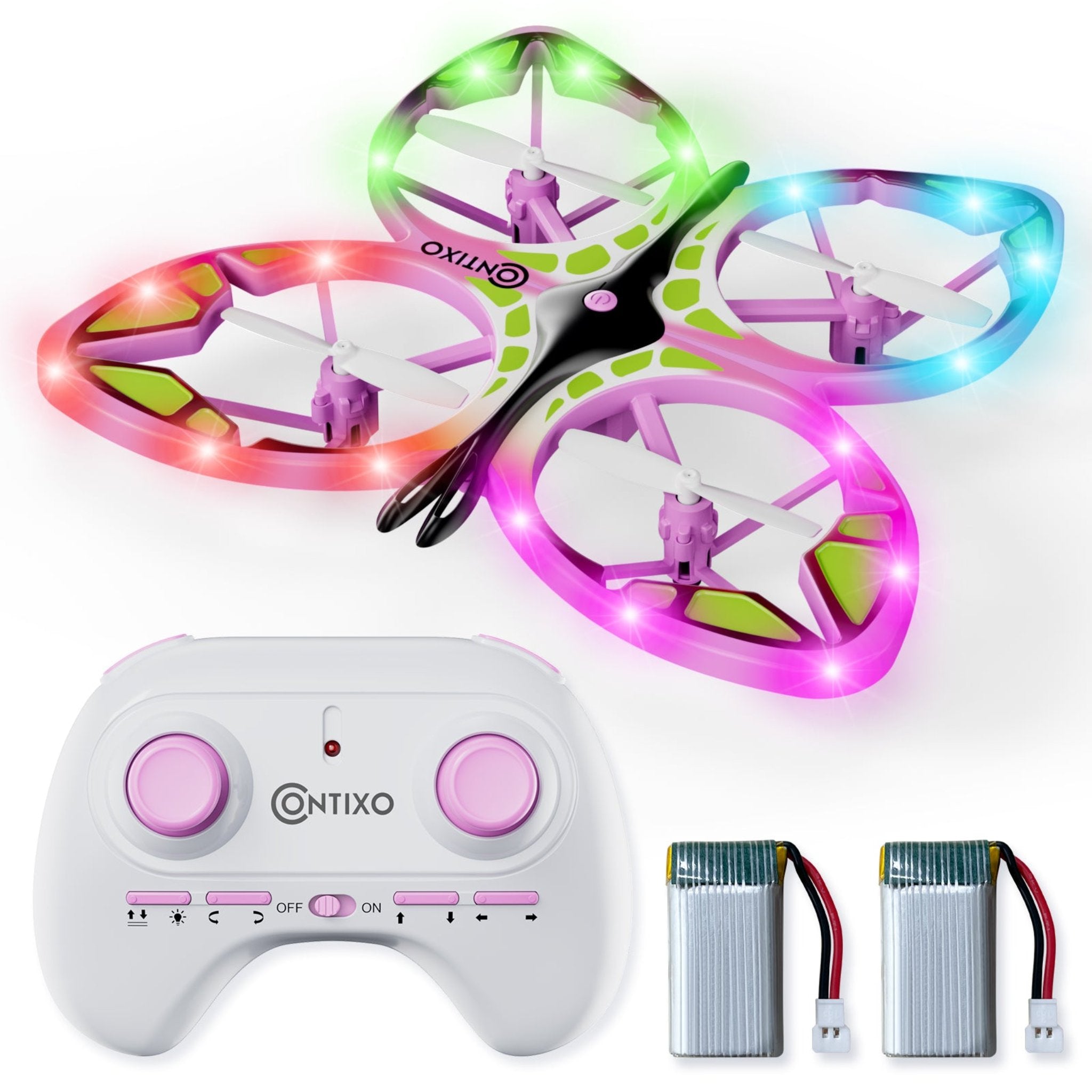 Contixo TD2 Butterfly Kids Drone - LED Lights, 360- Stunts, 14 by Contixo