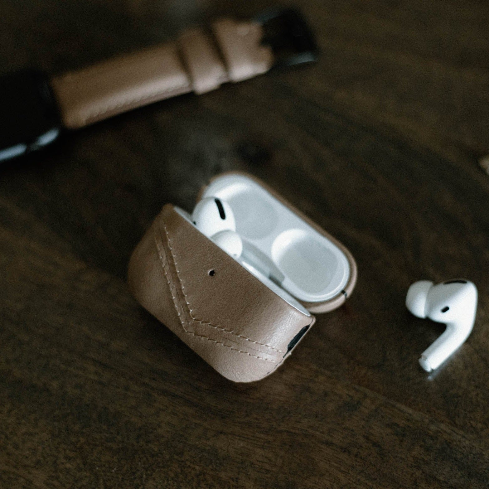 Leather AirPods Cases - DUNE by Bullstrap