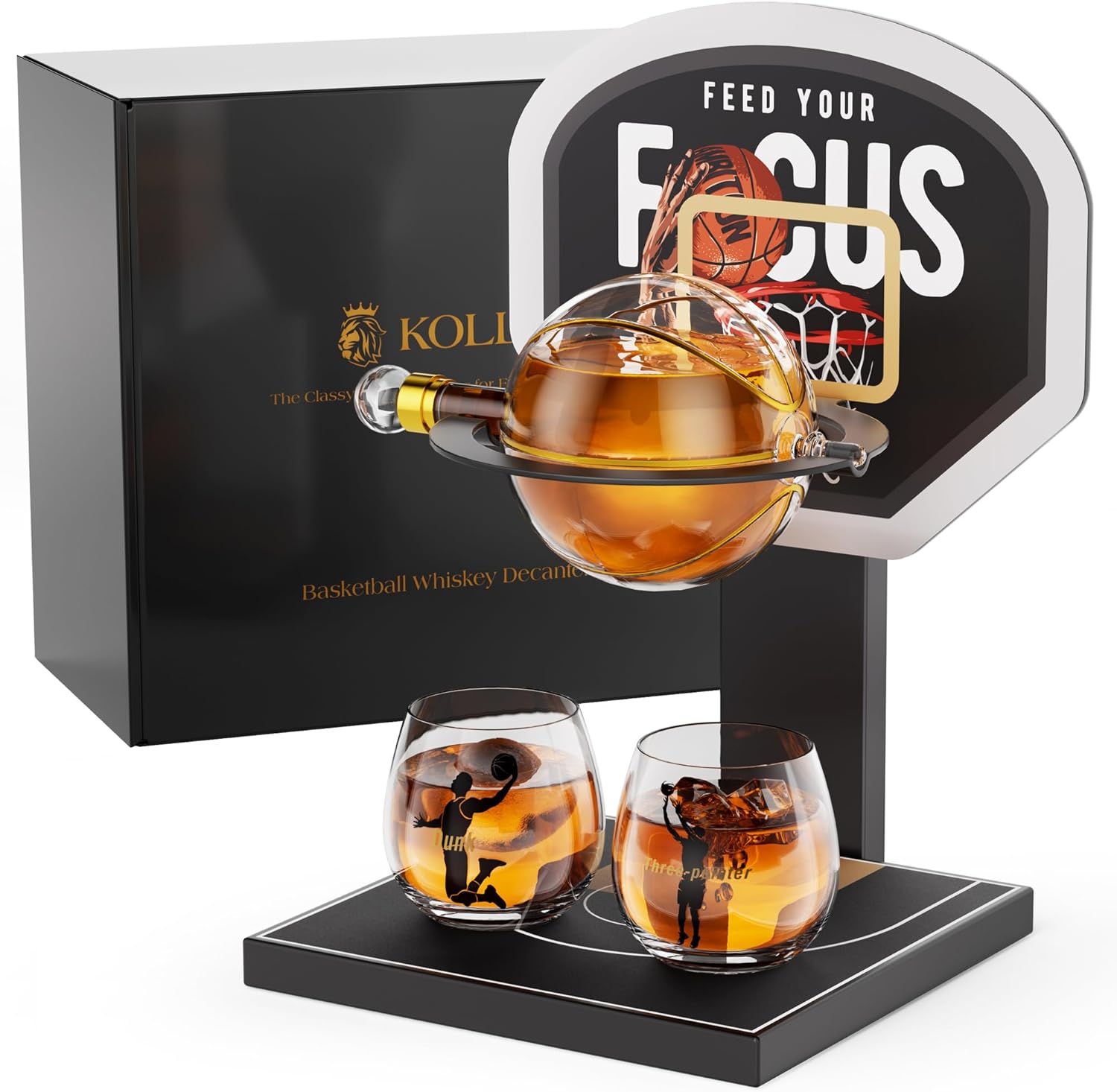 Basketball Whiskey Decanter Set