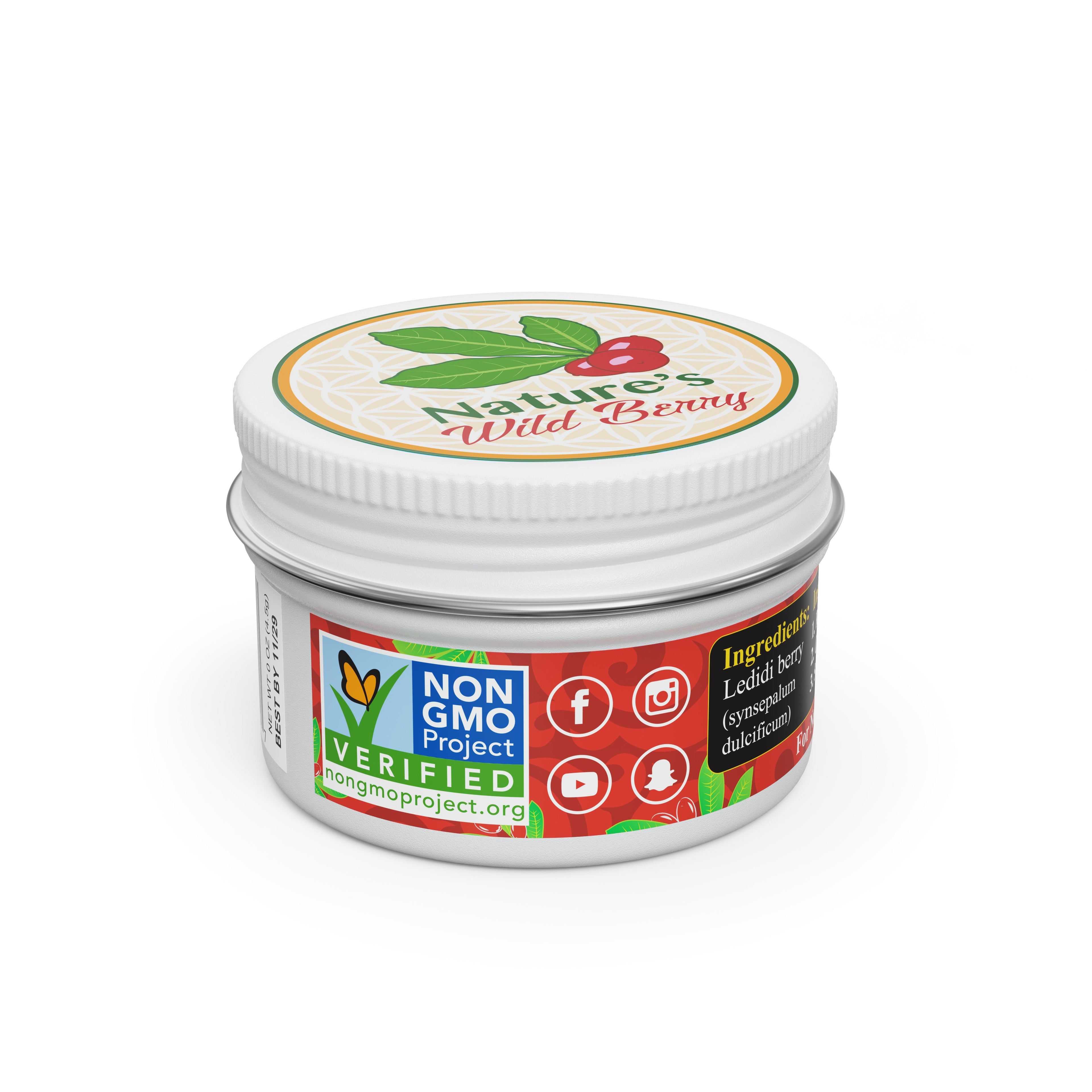 NEW! Plastic-Free Travel Jar | 3 Grams / Approximately 25 – 30 Servings | 15-20 Mins | Best Way to TAKE Your Berries on the GO