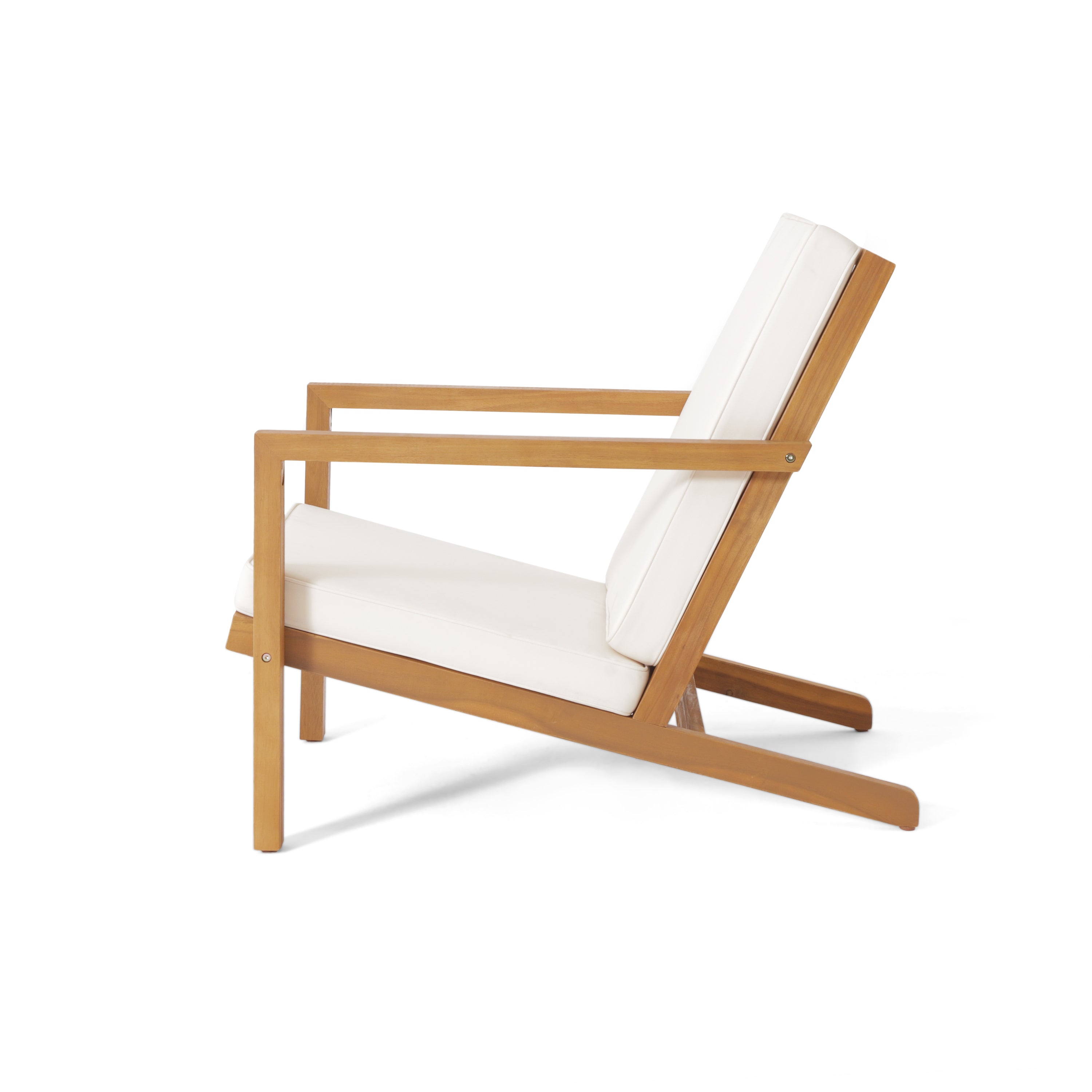3 Pieces Acacia Wood Outdoor Minimalist Set