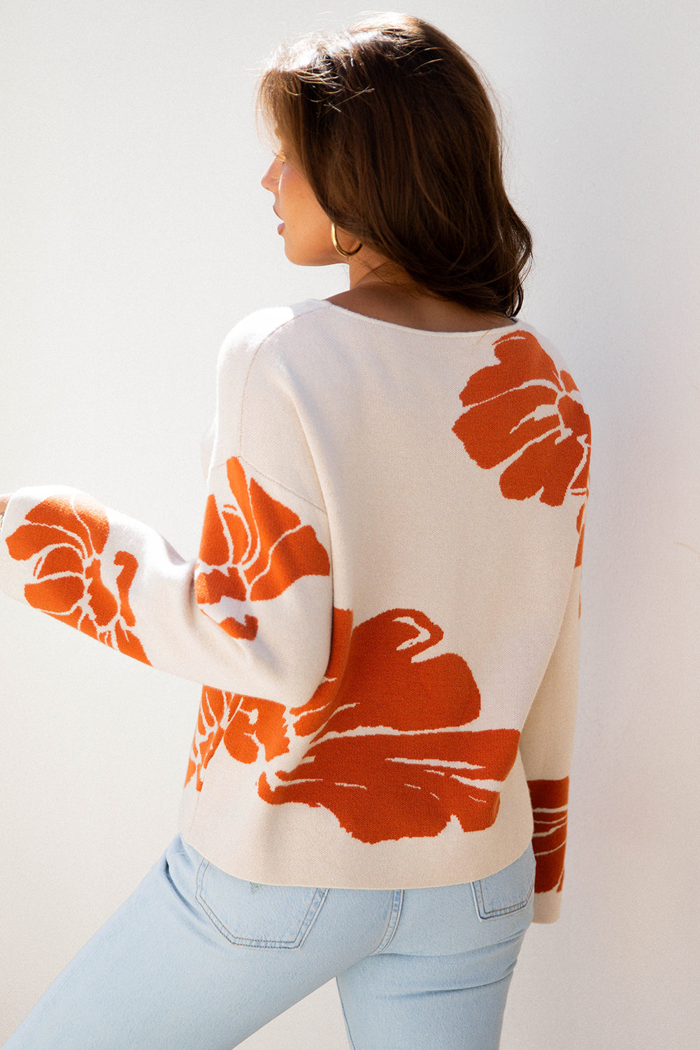 Beth Wide Sleeve Baggy Sweater by Threaded Pear