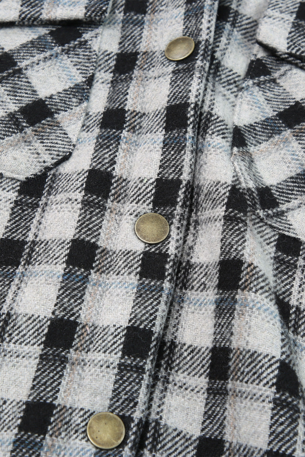 Evelyn Sherpa Lined Hooded Shacket - Threaded Pear