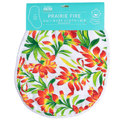 Baby Burp Cloth & Bib Combo: Prairie Fire
