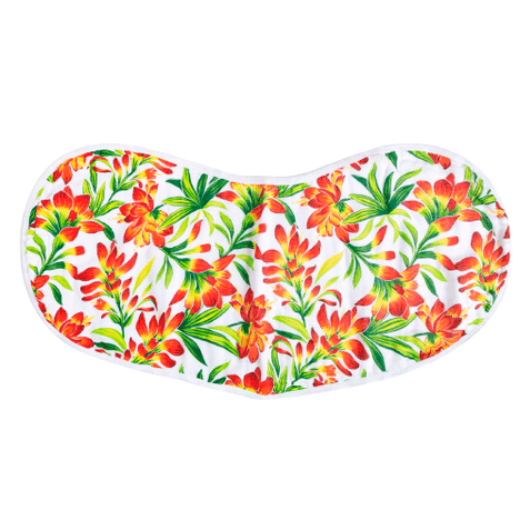 Baby Burp Cloth & Bib Combo: Prairie Fire