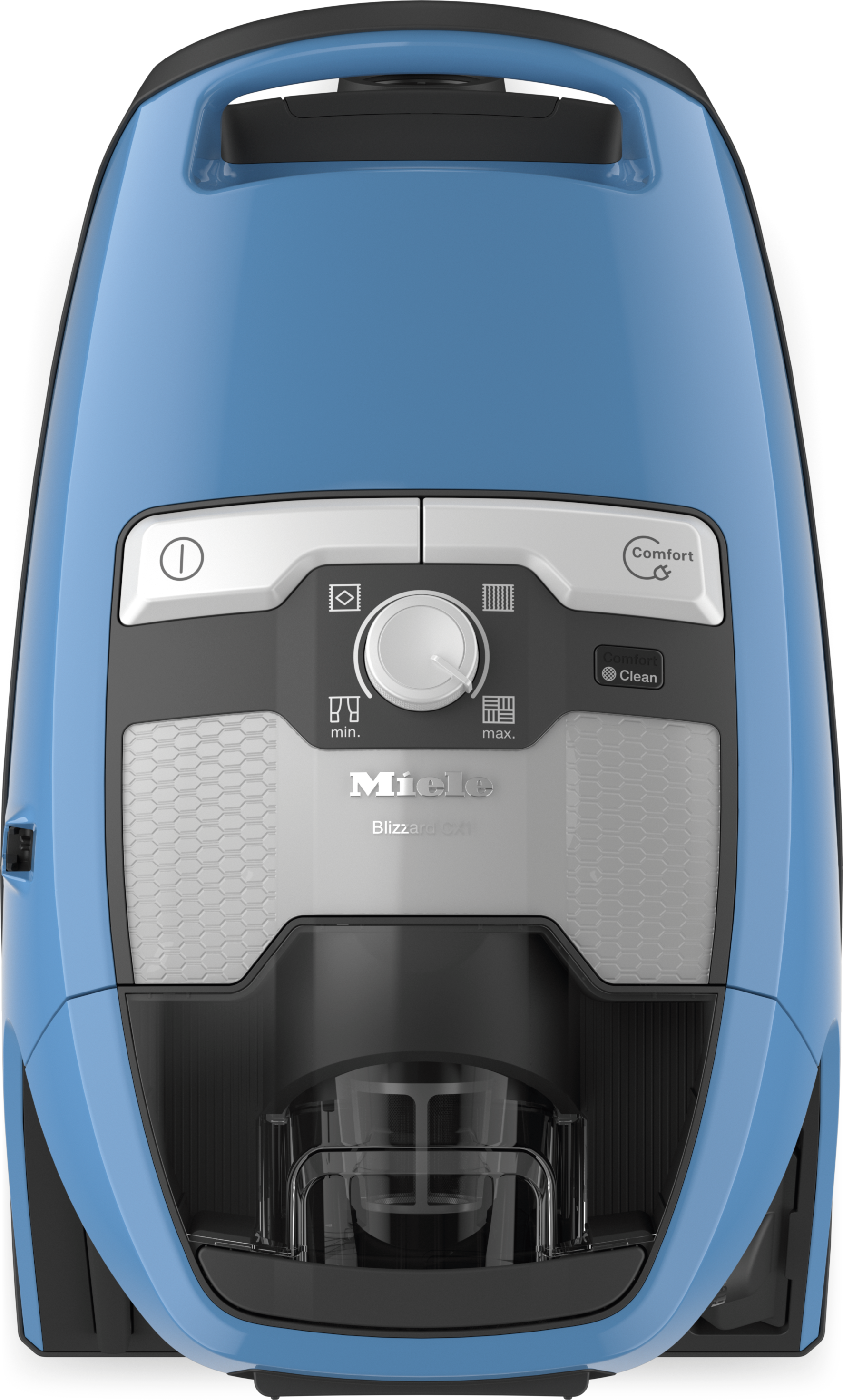 Miele Blizzard CX1 TurboTeam PowerLine Tech blue Vacuum Canister in Tech Blue
