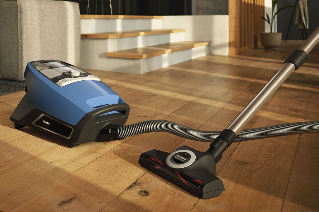 Miele Blizzard CX1 TurboTeam PowerLine Tech blue Vacuum Canister in Tech Blue
