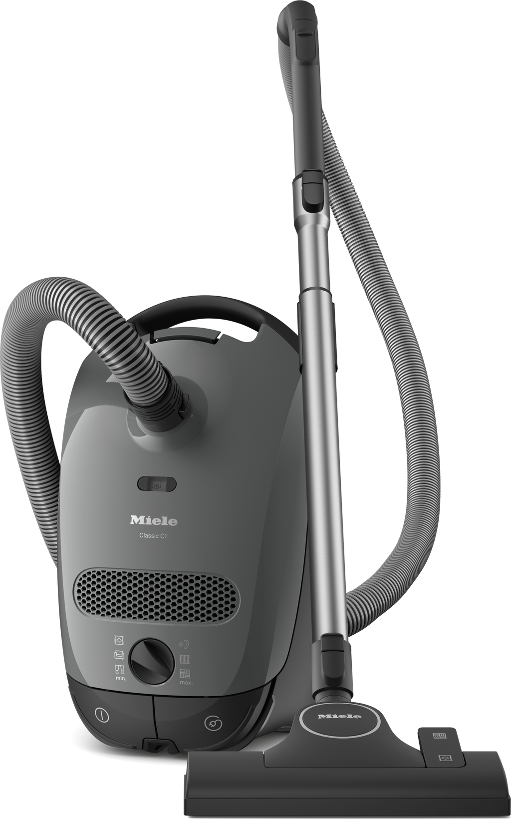 Miele Classic C1 Pure Suction PowerLine SBAN0 Vacuum Canister in Graphite Grey
