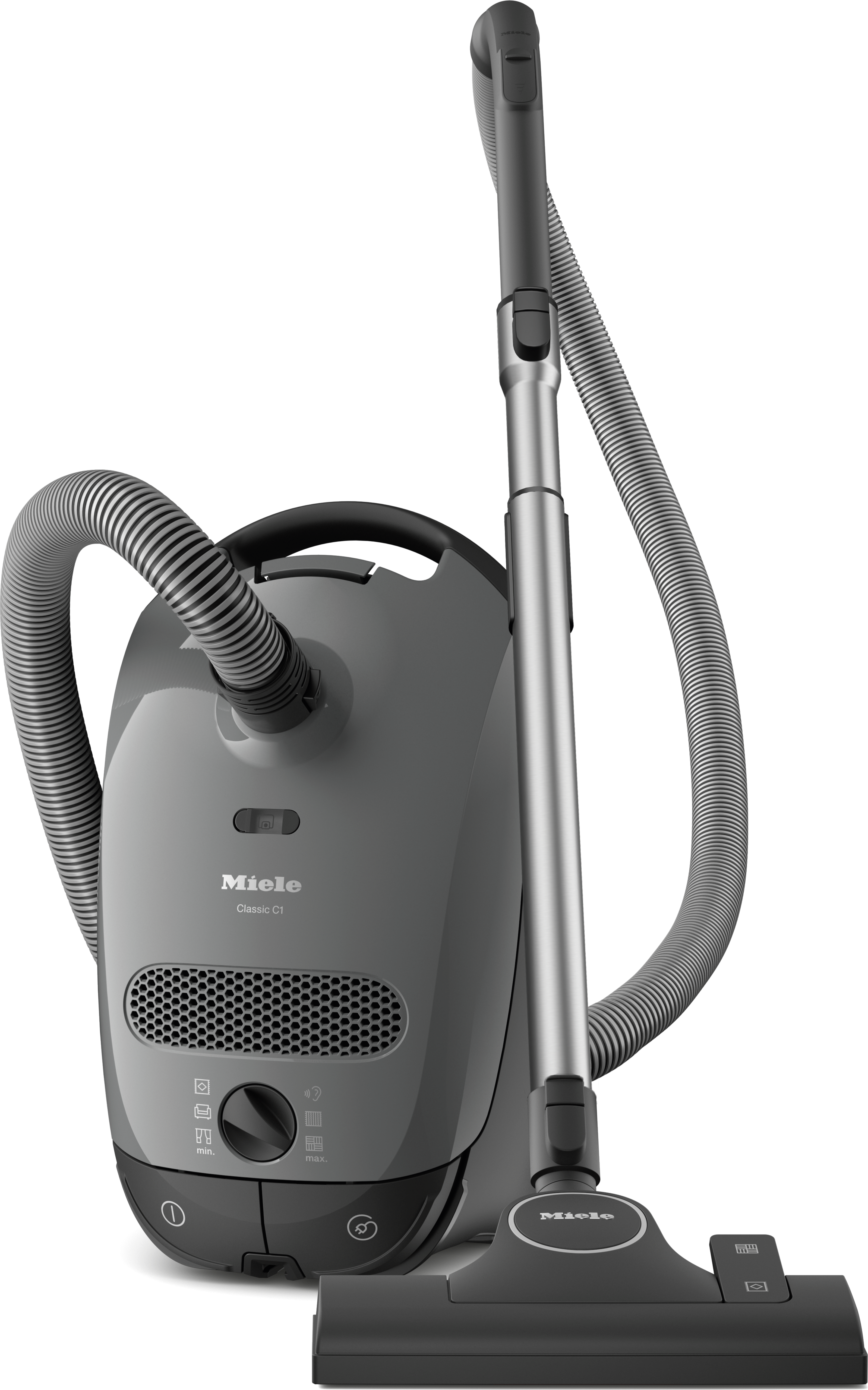 Miele Classic C1 Pure Suction PowerLine SBAN0 Vacuum Canister in Graphite Grey