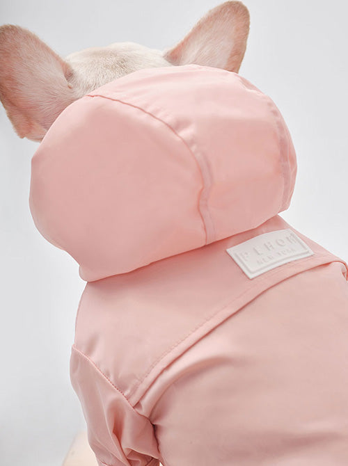 Tribeca Adjustable Velcro Raincoat - Light Pink