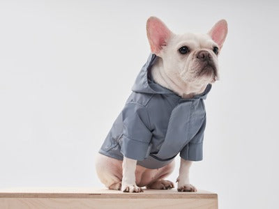 Tribeca Adjustable Velcro Raincoat - Light Blue