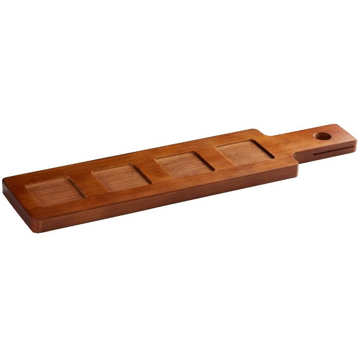 Flight Paddle With Whiskey Tasting Glasses