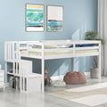 Loft bed with staircase , White by 39F INC.