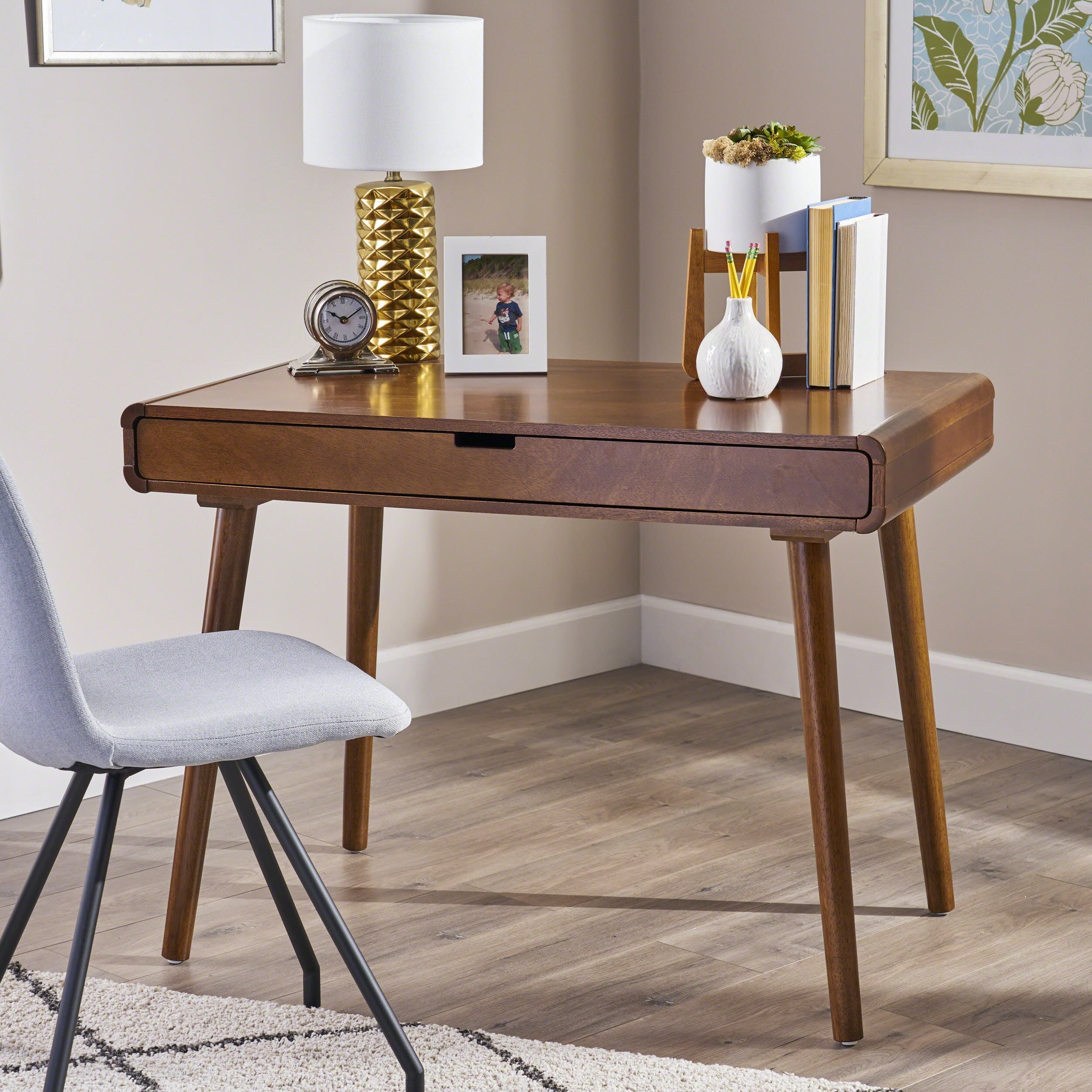 Solid Wood Classic Office Desk