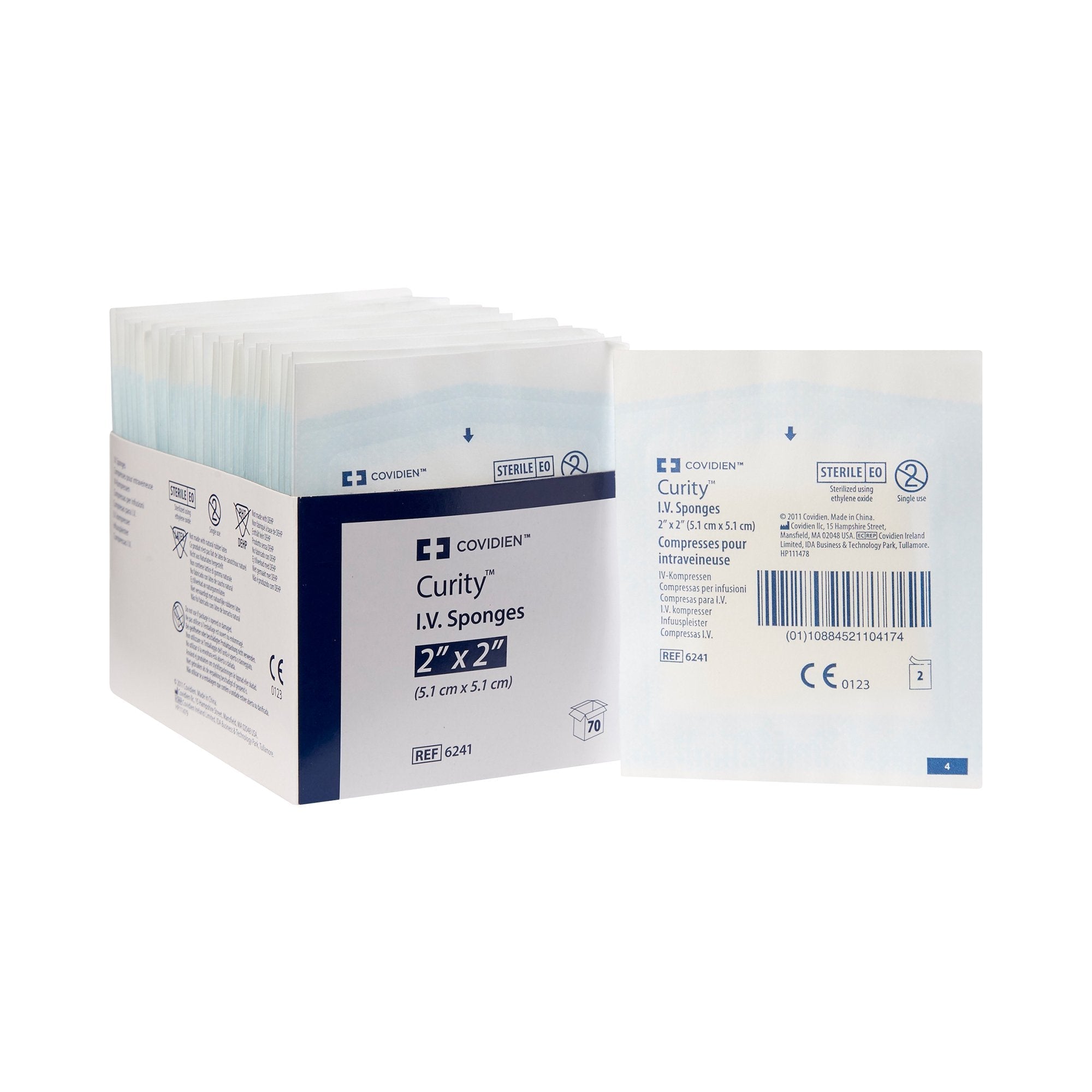 I.V. Sponge Curity 2 X 2 Inch 6-Ply Sterile