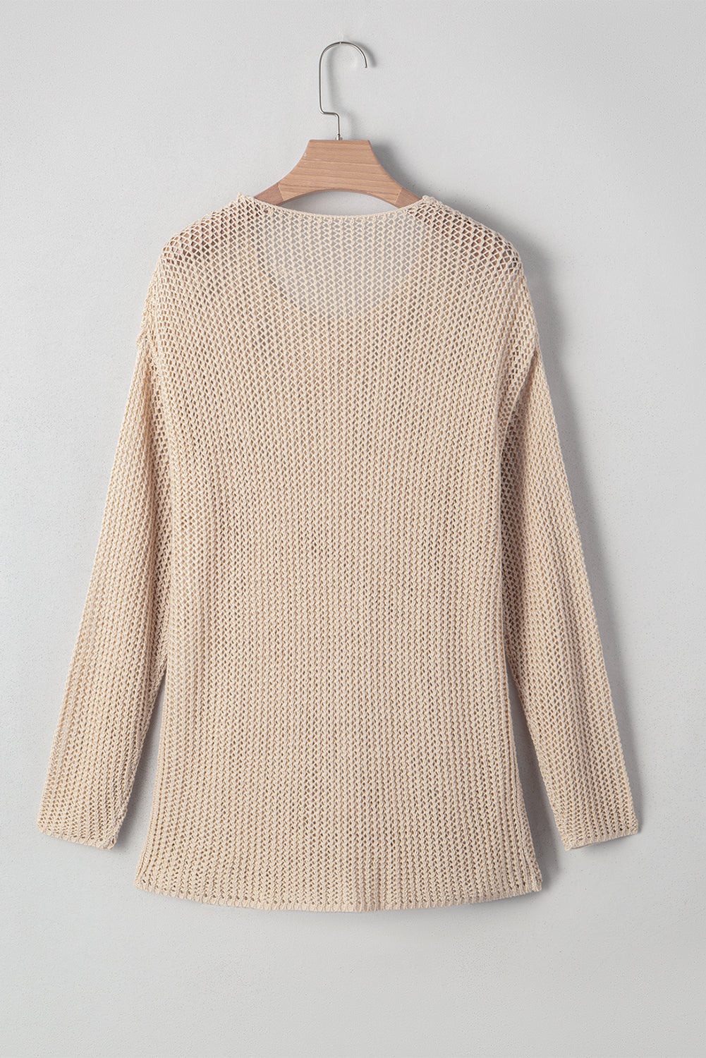 Hadley Crochet Hollow-out Sweater - Threaded Pear