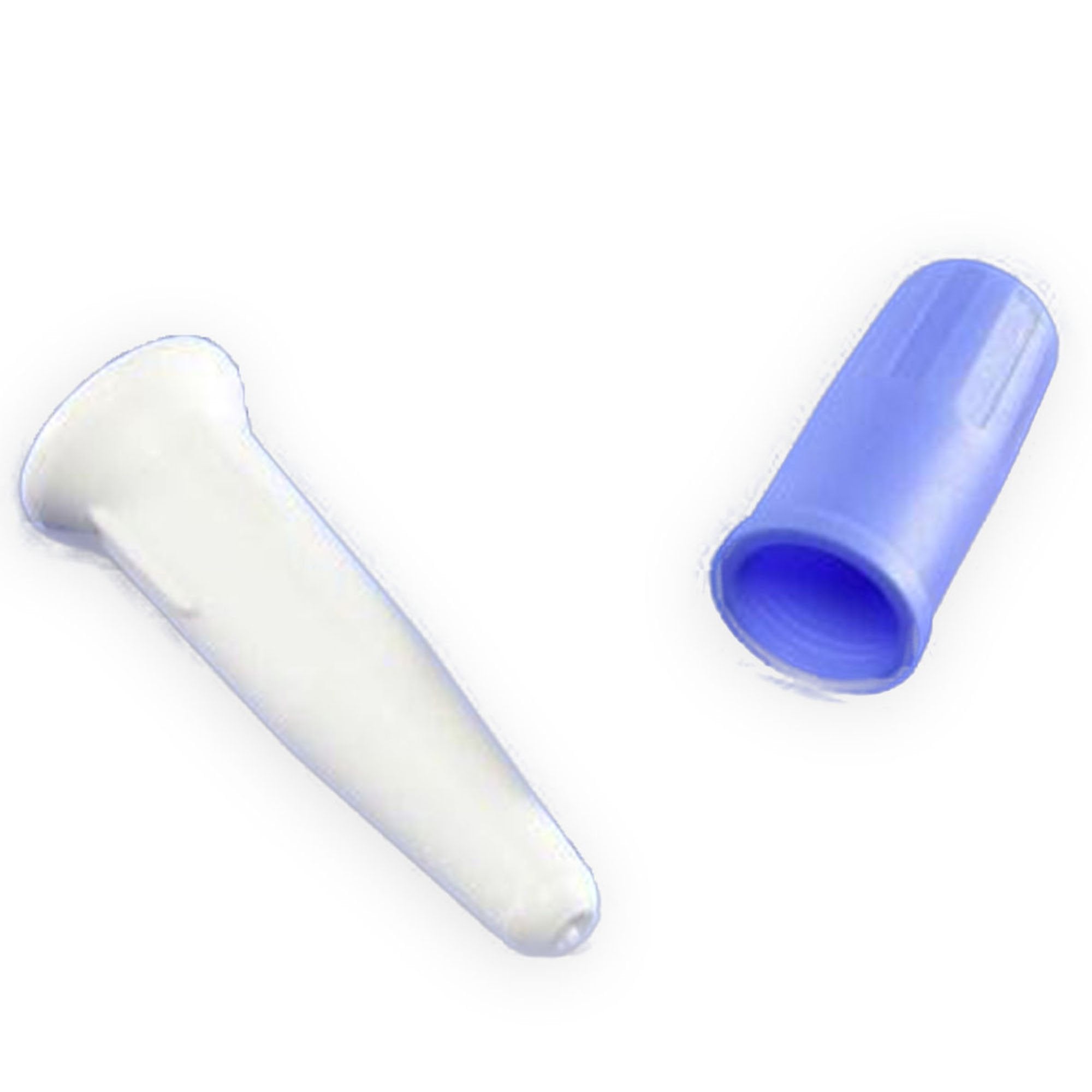 Catheter Plug Curity Sterile, White Plug, Blue Cap, Plastic
