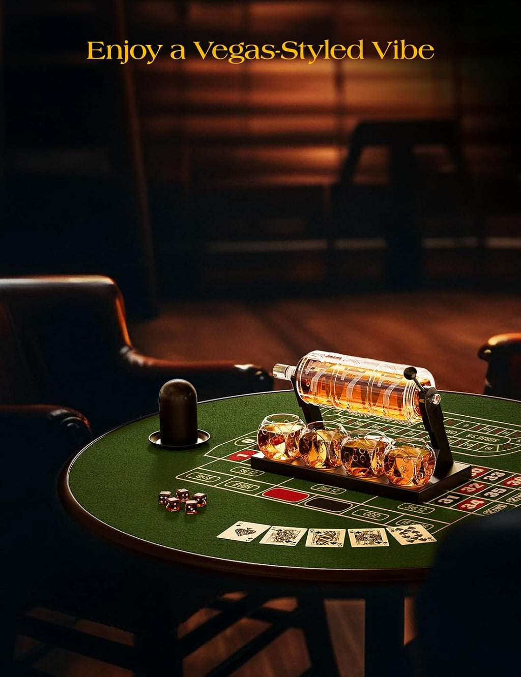 Slot Machine Whiskey Decanter Set