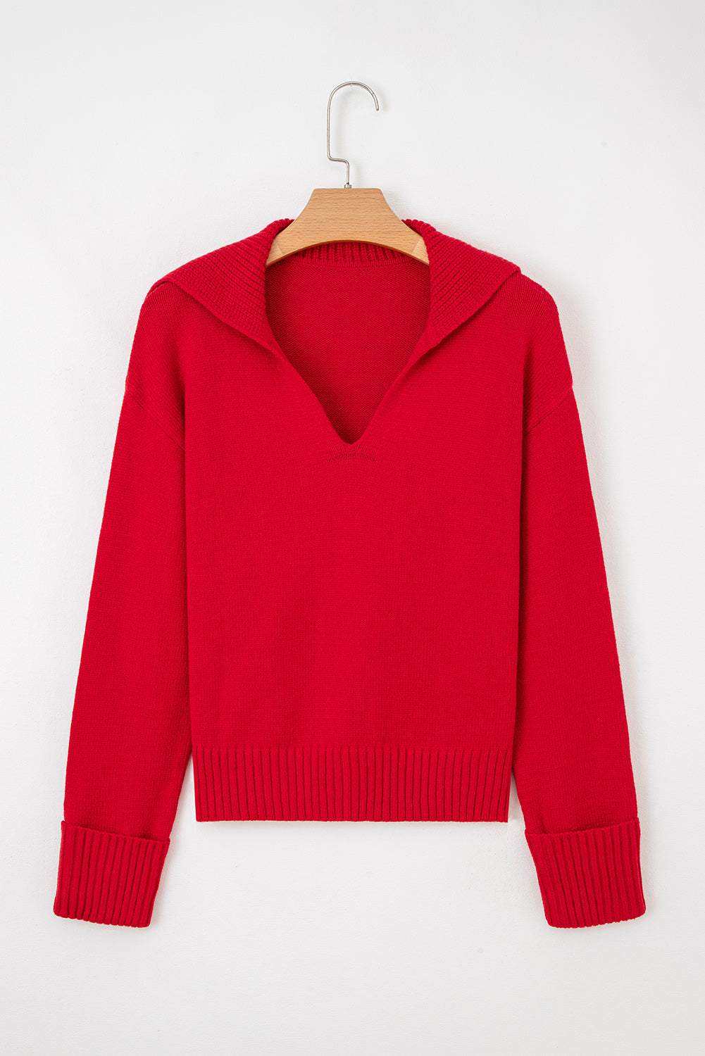 Avery Edge Sexy Elegant Sweater - Threaded Pear
