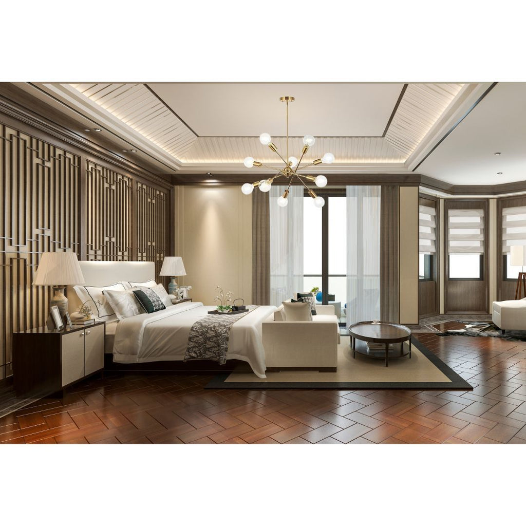 Modern Sputnik Chandelier Lighting With Adjustable Arms