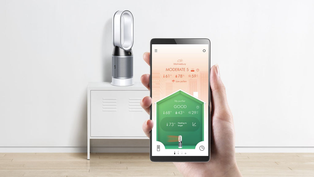 Dyson Purifier Hot+Cool Fan HP07 Smart Tower in White/Silver