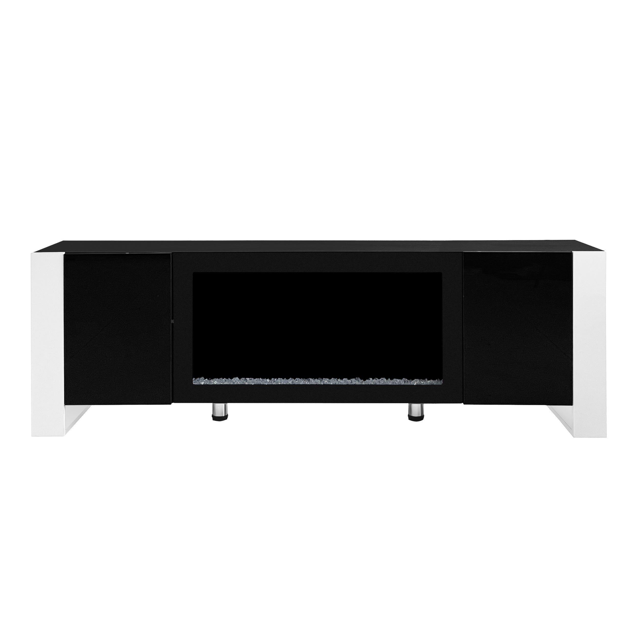 Modern TV Stand With 34.2' Non-Heating Electric Fireplace