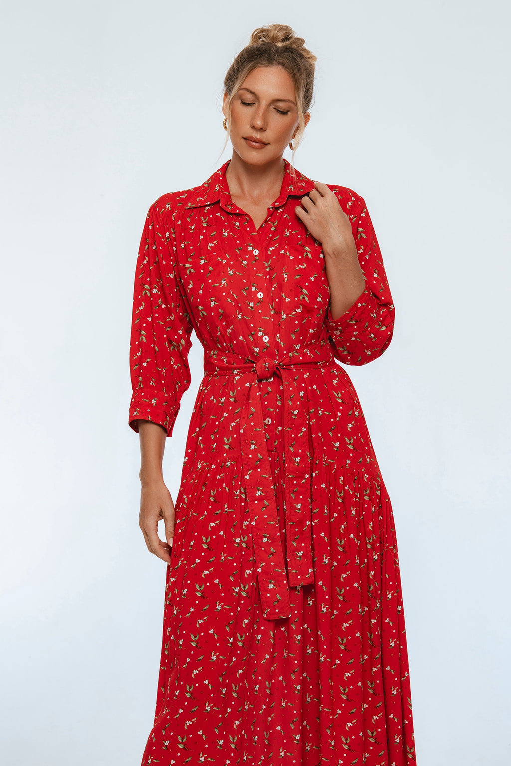 Colette Long Sleeve Shirt Dress