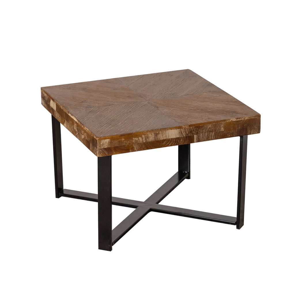 Modern Retro Splicing Square Coffee Table Set of 2