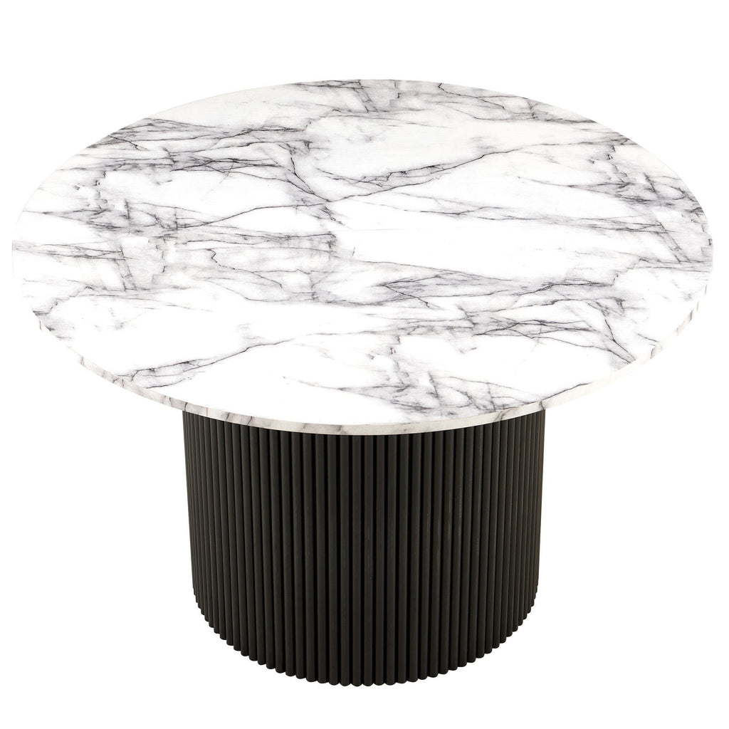 47 Inch Round Dining Table for 4