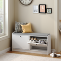 Shoe Storage Bench Entryway Bench with Storage, Shoe Bench Shoe Cabinet Storage for Entryway, Shoe Rack Bench Shoe Organizer Cabinet with Cushion for Entrance, Hallway, Living Room, Bedroom by 39F INC.
