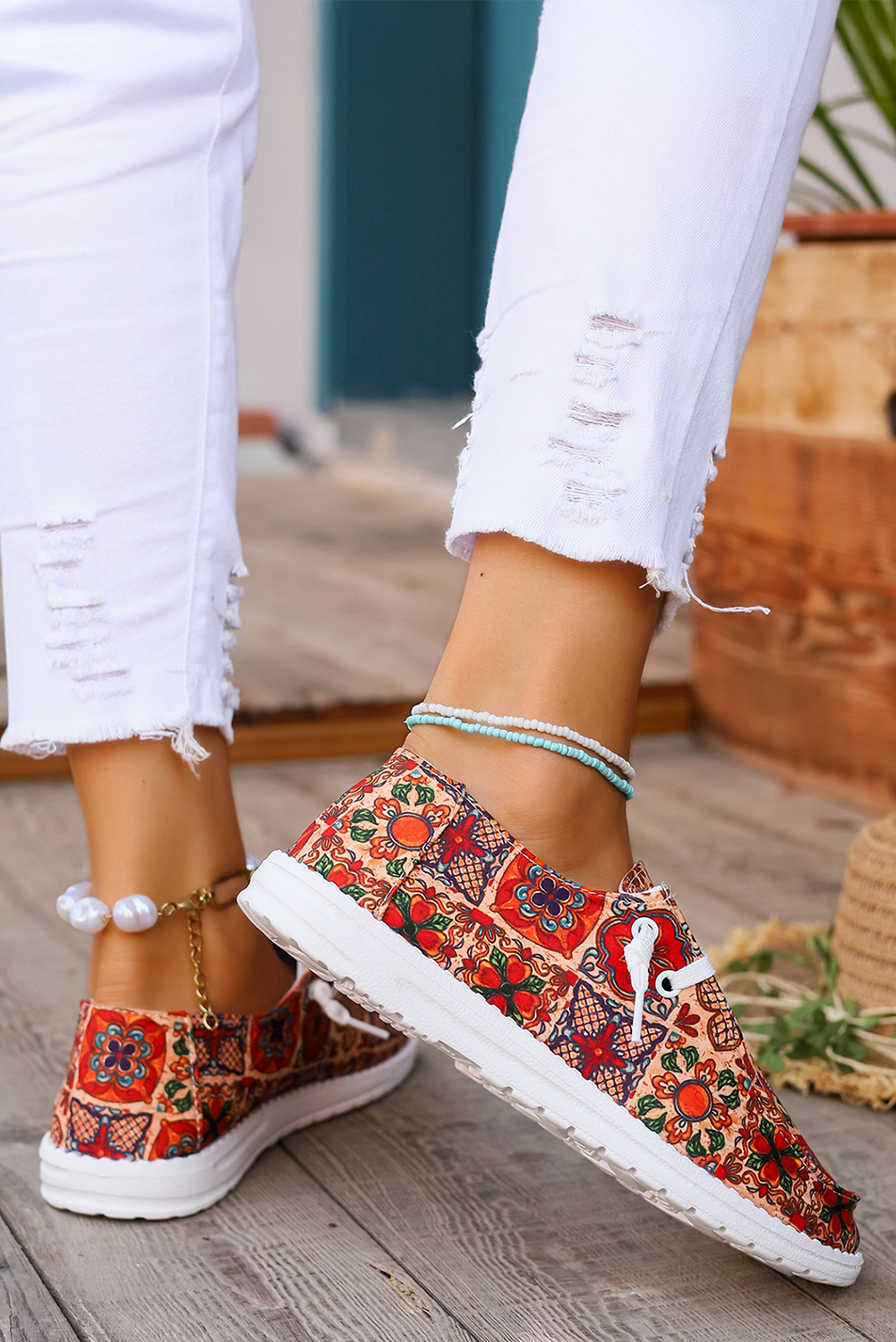 Aria Flat Slip On Shoes by Threaded Pear