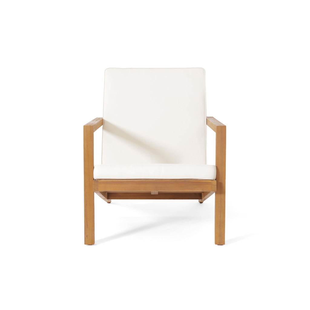 3 Pieces Acacia Wood Outdoor Minimalist Set