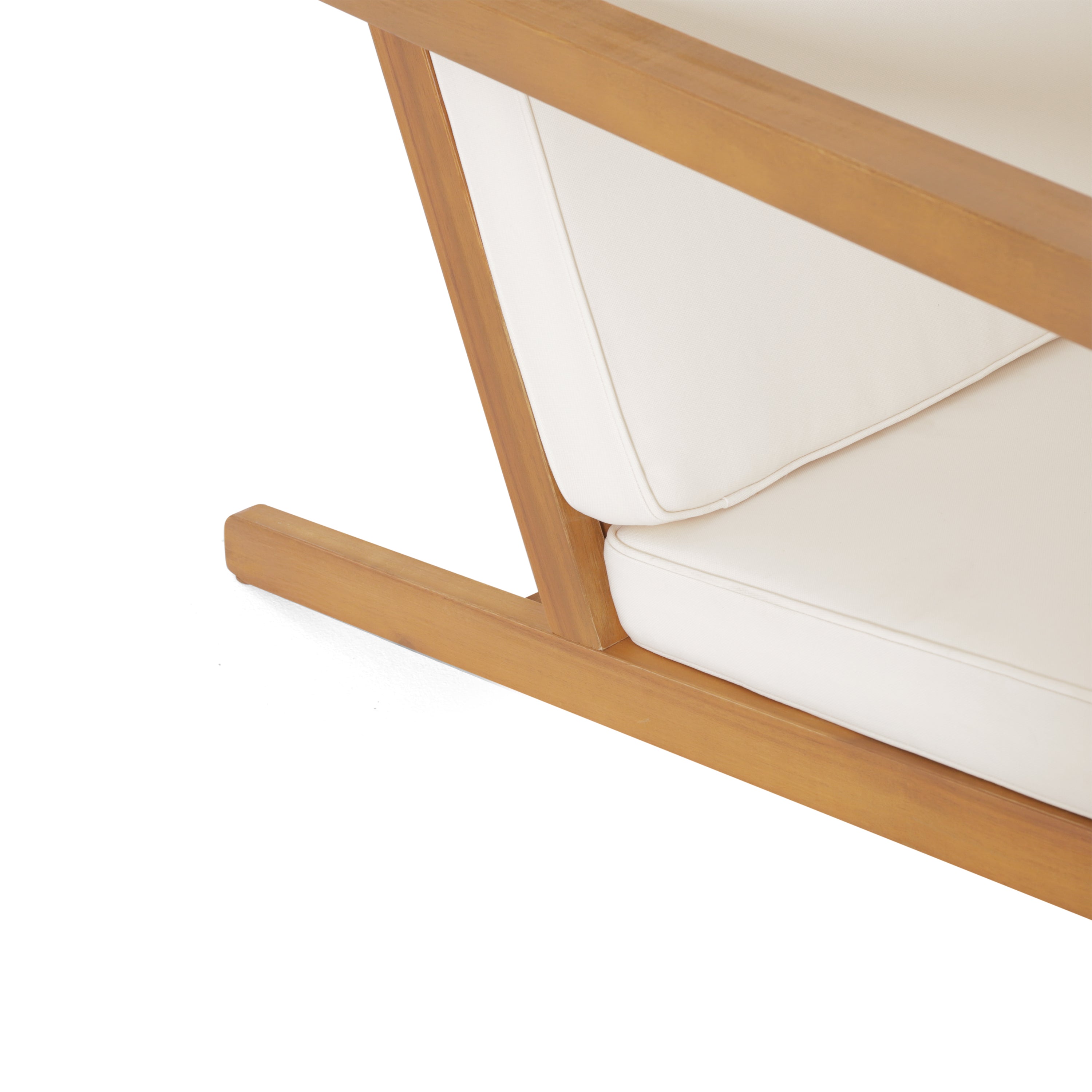 3 Pieces Acacia Wood Outdoor Minimalist Set