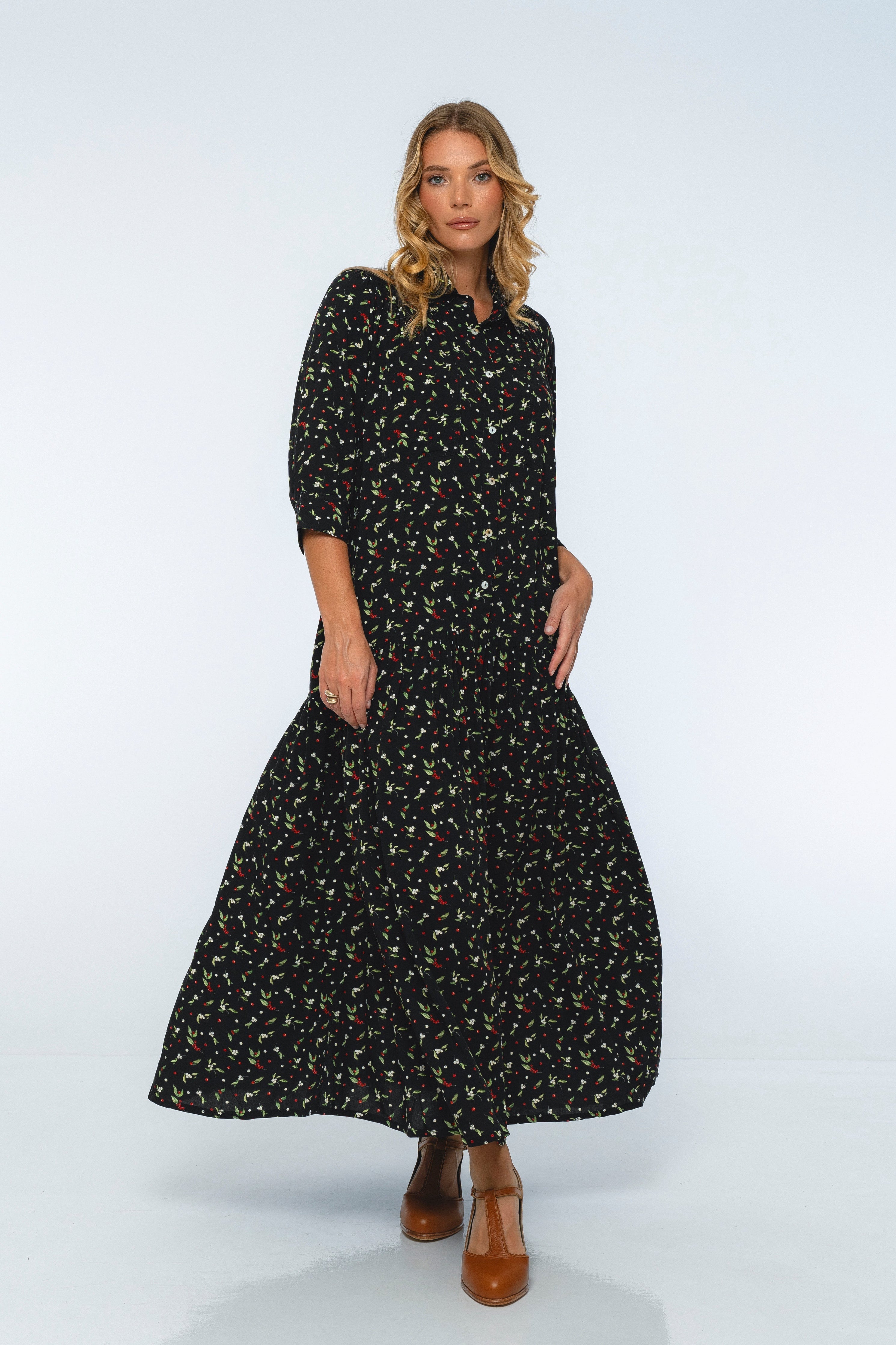 Colette Long Sleeve Shirt Dress