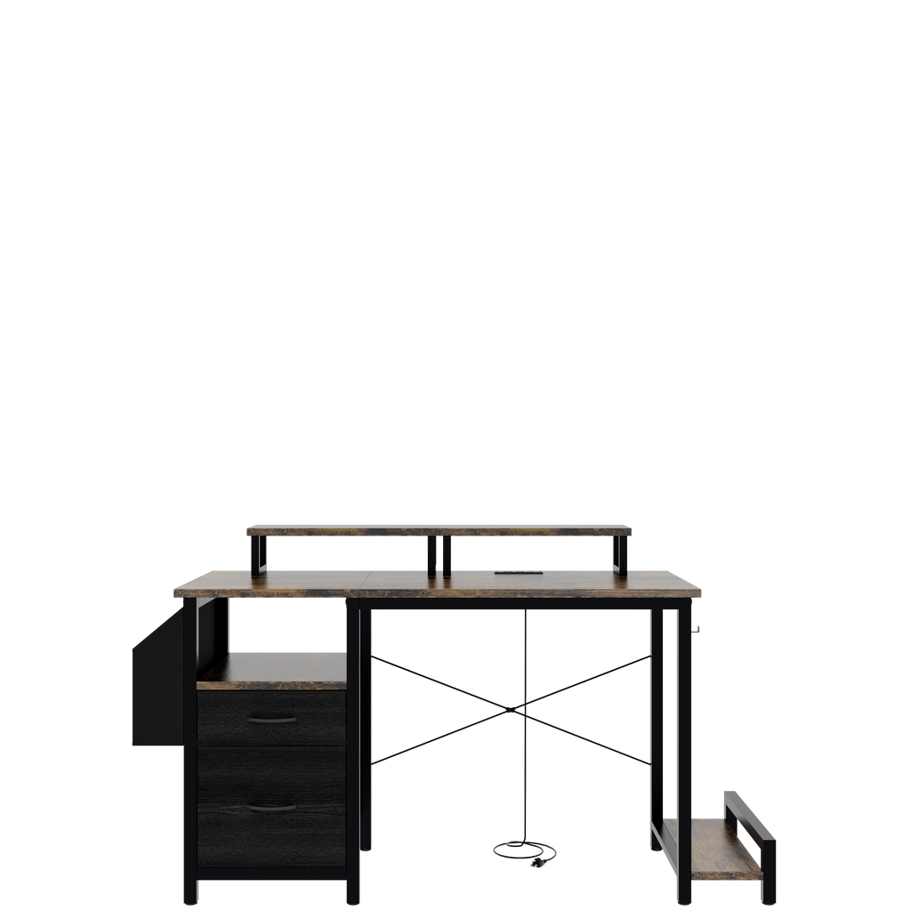 47.27'Office Desk With Power Outlet