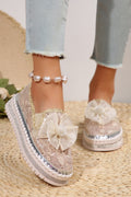 Ayah Breathable Lace Loafer Shoes by Threaded Pear